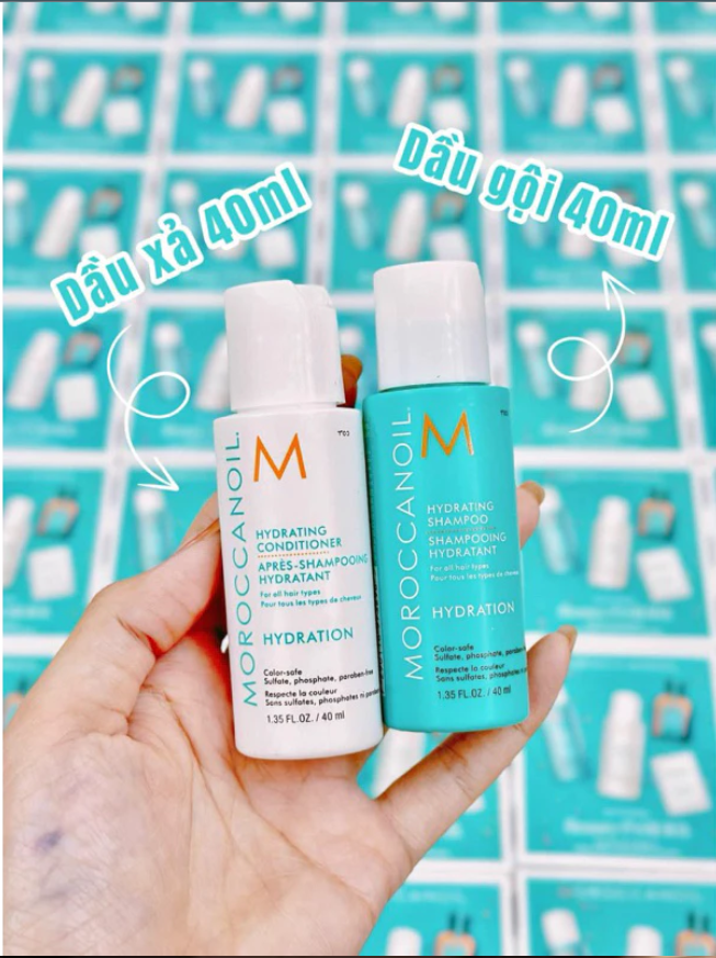 Cặp gội, xả bản mini Moroccanoil 40ml